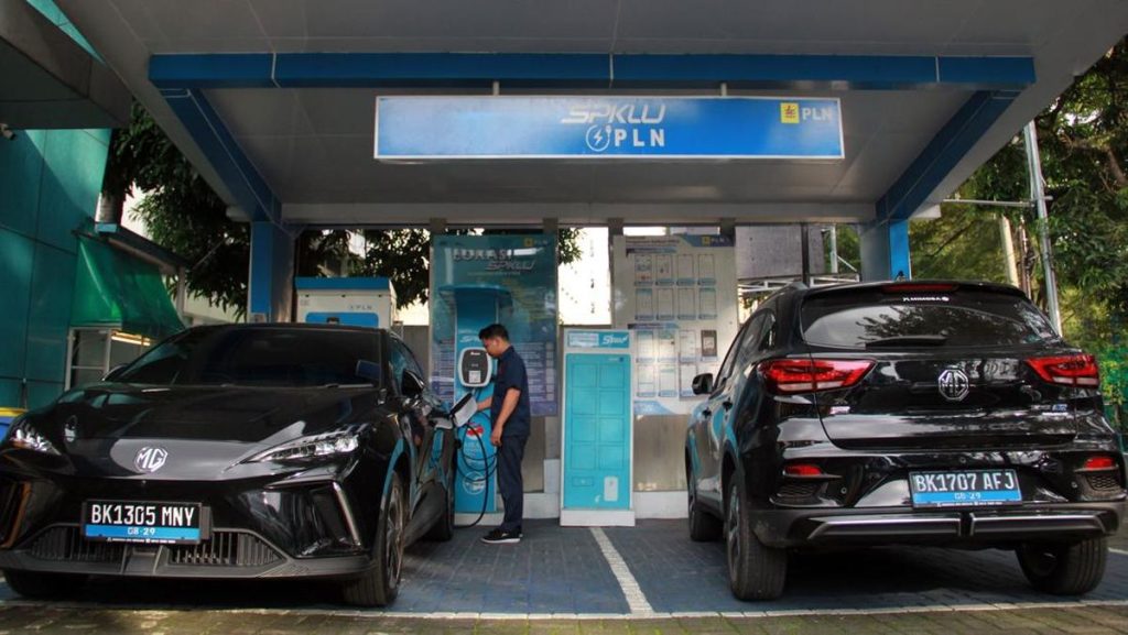 Makin Banyak Pemudik Mobil Listrik, Transaksi SPKLU Naik Nyaris 5 Kali