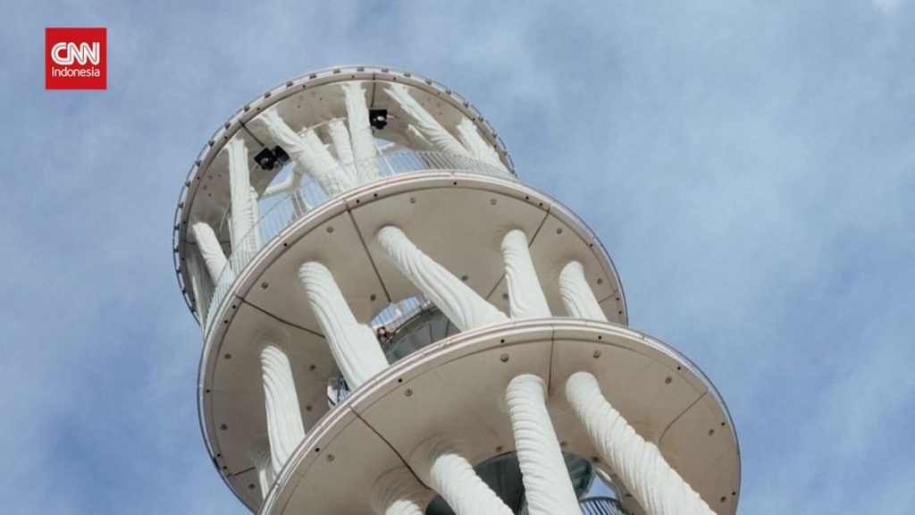 Menara Cetakan 3D Printer Tertinggi di Dunia Menjulang di Swiss