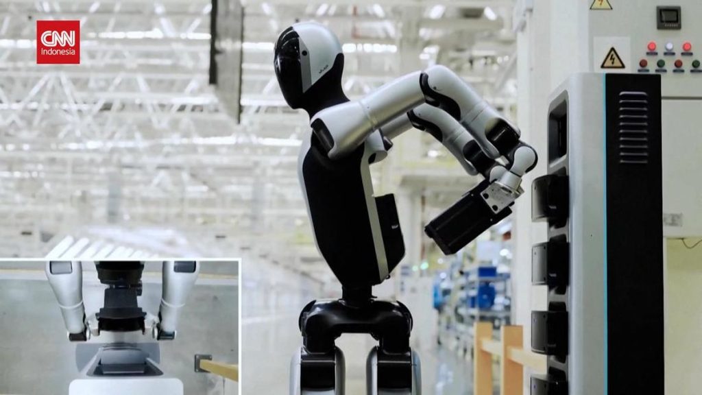Tak Perlu Manusia, Robot di China Bisa Ganti Baterai Mandiri
